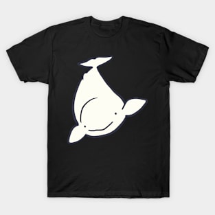 Beluga Whale Illustration T-Shirt